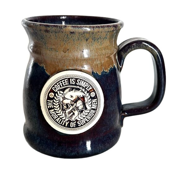 Zero Foxtrot Coffee is Simply the Morality of Superior Men Mug Brown RARE! - Picture 5 of 8